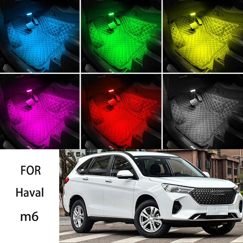 FOR Haval-m6 LED Car Interior Ambient Foot Light Atmosphere Decorative Lamps Party decoration lights Neon strips
FOR Haval-m6 LED Car Interior Ambient Foot Light Atmosphere Decorative Lamps Party decoration lights Neon strips