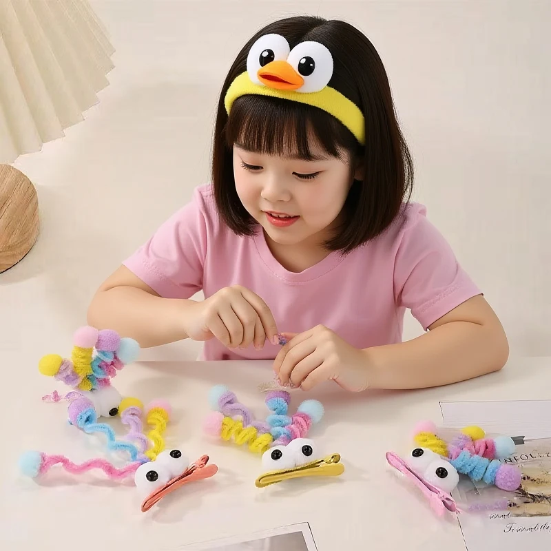 Vibrant Dopamine Colorful Hair Clip, Plush Cartoon Furry Hairpin Ideal For Women and Girls
Vibrant Dopamine Colorful Hair Clip, Plush Cartoon Furry Hairpin Ideal For Women and Girls