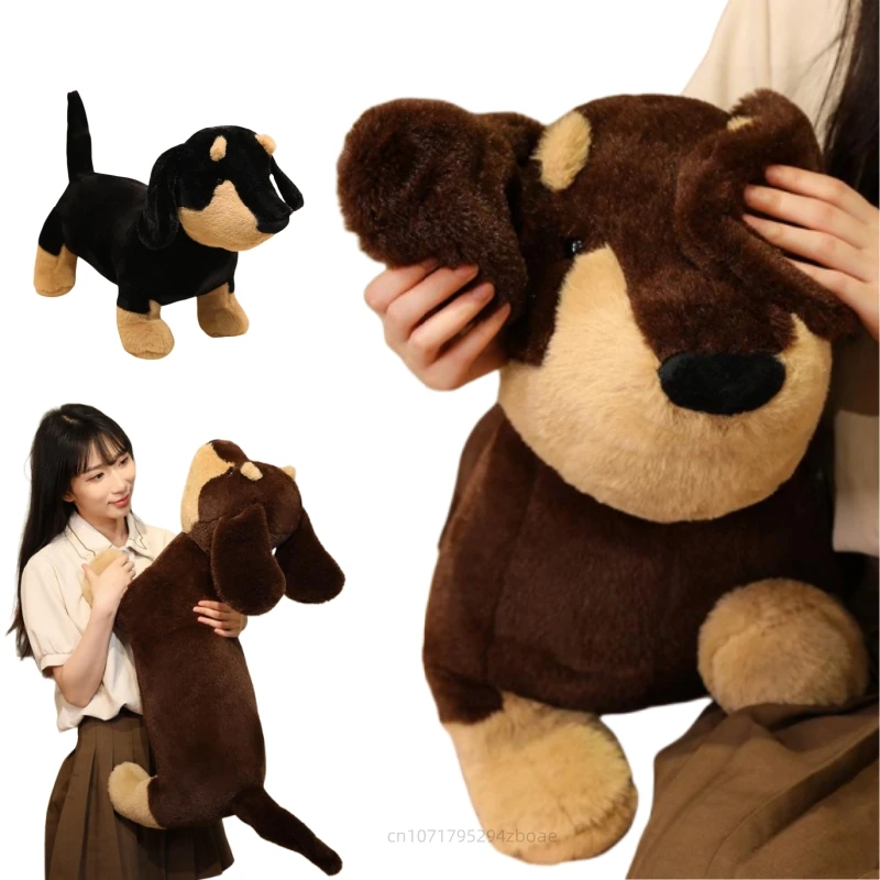 70/100cm Cute Gaint Long Strip Dachshund Dog Plush Doll Pillow Black Brown Cartoon Dog Animal Stuffed Toy Warm Hug Home Decor
70/100cm Cute Gaint Long Strip Dachshund Dog Plush Doll Pillow Black Brown Cartoon Dog Animal Stuffed Toy Warm Hug Home Decor