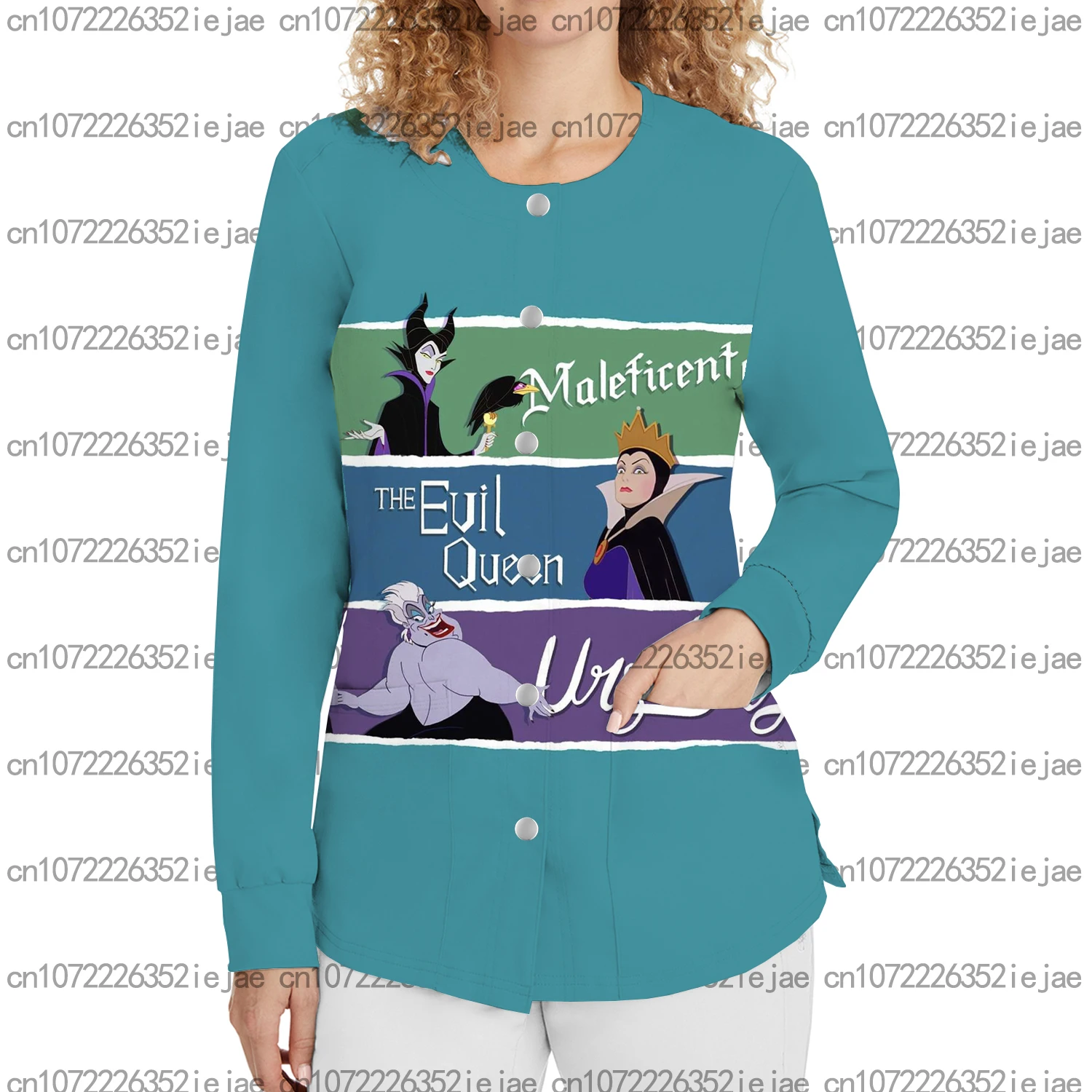 Новая зимняя женская рабочая форма, куртка-скраб, спящий дьявол, кардиган с круглым вырезом и принтом на Хэллоуин, медицинская медсестра, зоомагазин, пальто
Новая зимняя женская рабочая форма, куртка-скраб, спящий дьявол, кардиган с круглым вырезом и принтом на Хэллоуин, медицинская медсестра, зоомагазин, пальто