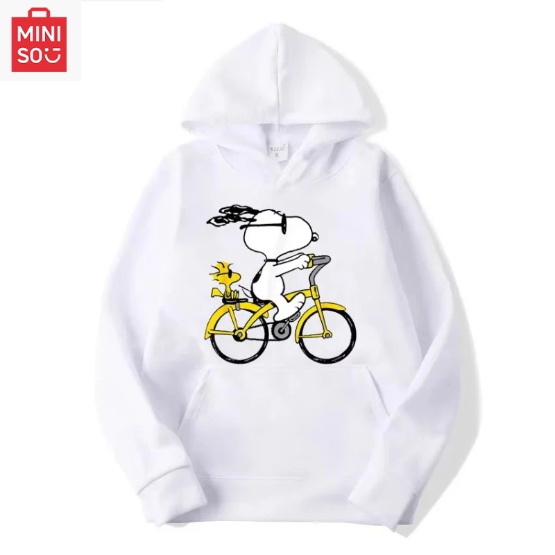 MINISO no-lanyard Snoopy loose sweatshirt top spring and autumn couple pullover men's hoodie cartoon fashion women's
MINISO no-lanyard Snoopy loose sweatshirt top spring and autumn couple pullover men's hoodie cartoon fashion women's