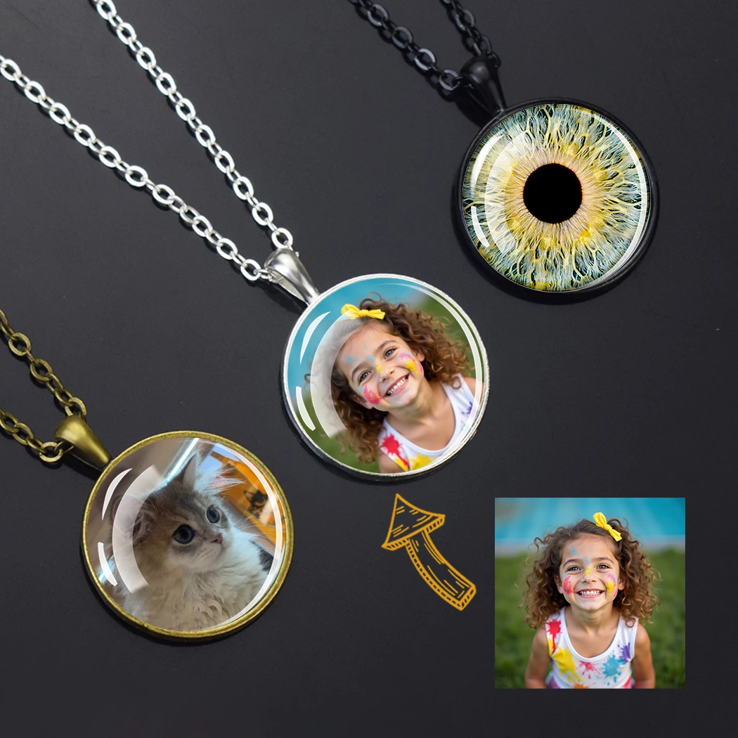 Personalized Photo Necklace Gift for Mom Dad Family Custom Name Baby Child Memorial Keepsake Jewelry Pendant
Personalized Photo Necklace Gift for Mom Dad Family Custom Name Baby Child Memorial Keepsake Jewelry Pendant