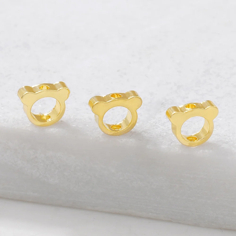 30 pcs Brass Beads Bear Shape Ring Beads Ring Spacers Surrounded Spacers 6x5mm BS073
30 pcs Brass Beads Bear Shape Ring Beads Ring Spacers Surrounded Spacers 6x5mm BS073