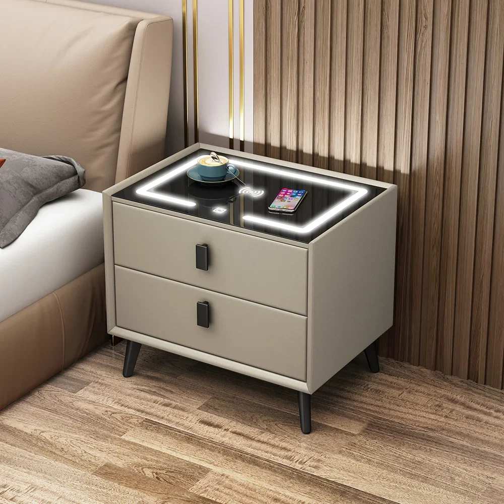 2026 Modern Intelligent Bedside Table With Wireless Charging Smart Furniture For Home For Bedroom And Living Room Apartment Use
2026 Modern Intelligent Bedside Table With Wireless Charging Smart Furniture For Home For Bedroom And Living Room Apartment Use