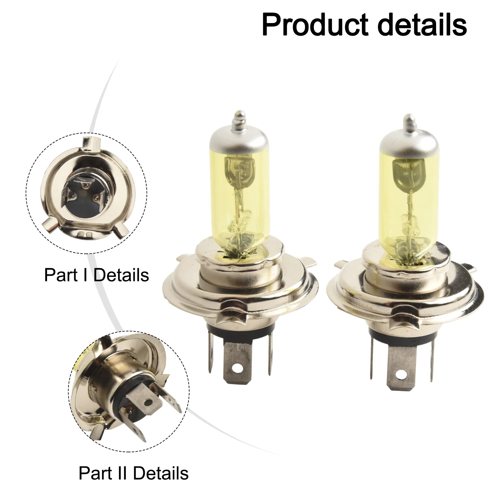 Travel with Confidence 2x H4 55W 5000K Car Xenon Gas Halogen Headlight Bulbs, Ensure a Safe and Well lit Drive, Yellow
Travel with Confidence 2x H4 55W 5000K Car Xenon Gas Halogen Headlight Bulbs, Ensure a Safe and Well lit Drive, Yellow