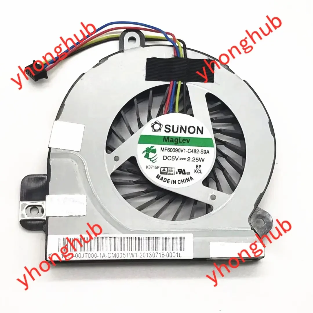 SUNON MF60090V1-C482-S9A VM60-G083M DC 5 В 2,25 Вт 4-проводной охлаждающий вентилятор для сервера
SUNON MF60090V1-C482-S9A VM60-G083M DC 5 В 2,25 Вт 4-проводной охлаждающий вентилятор для сервера