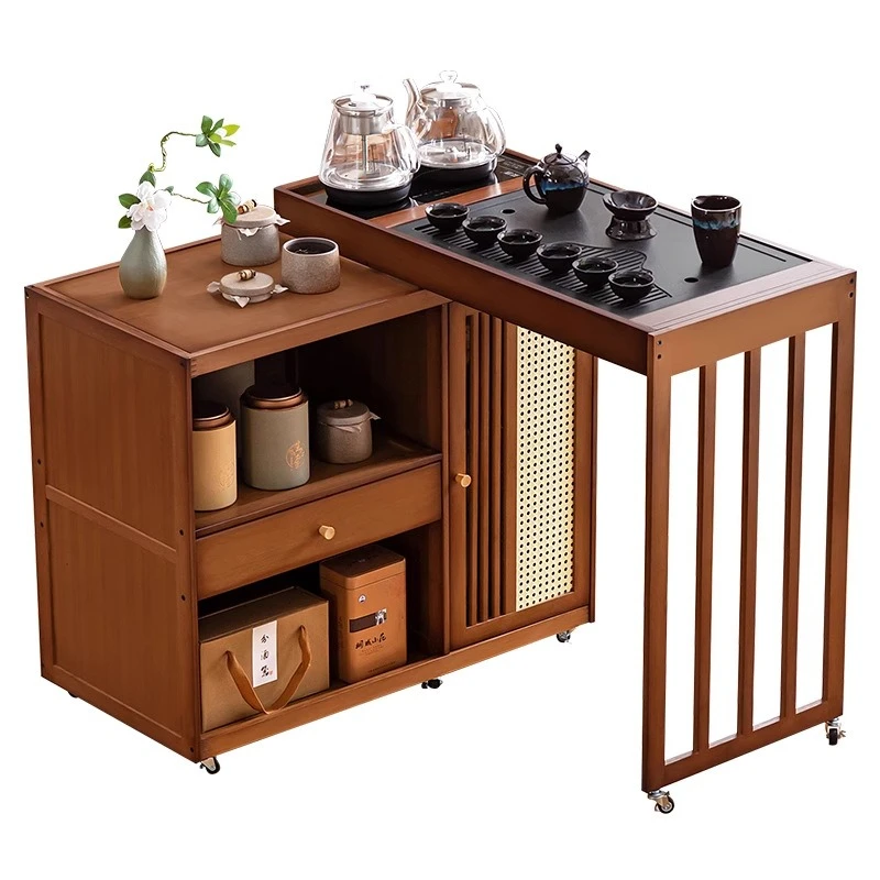 Mobile small tea table tea cabinet household balcony
Mobile small tea table tea cabinet household balcony