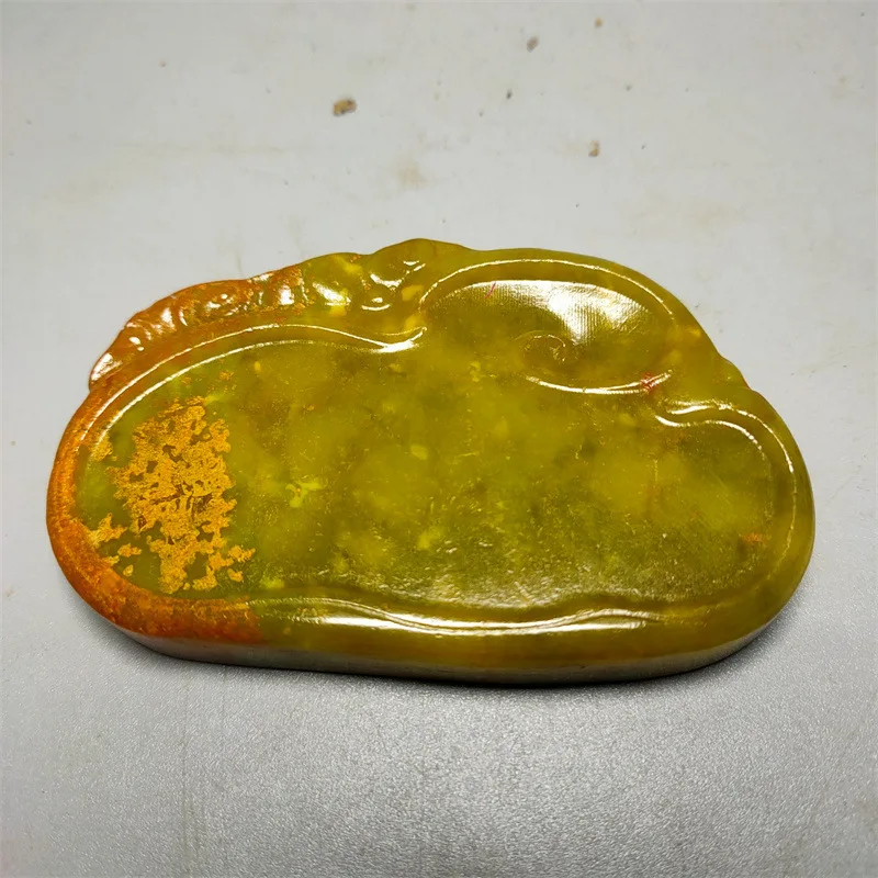 Miscellaneous Vintage Crafts Xiu Jade Carving Cloud Pattern Jade Inkstone Brush Washer Study Room Ornament
Miscellaneous Vintage Crafts Xiu Jade Carving Cloud Pattern Jade Inkstone Brush Washer Study Room Ornament