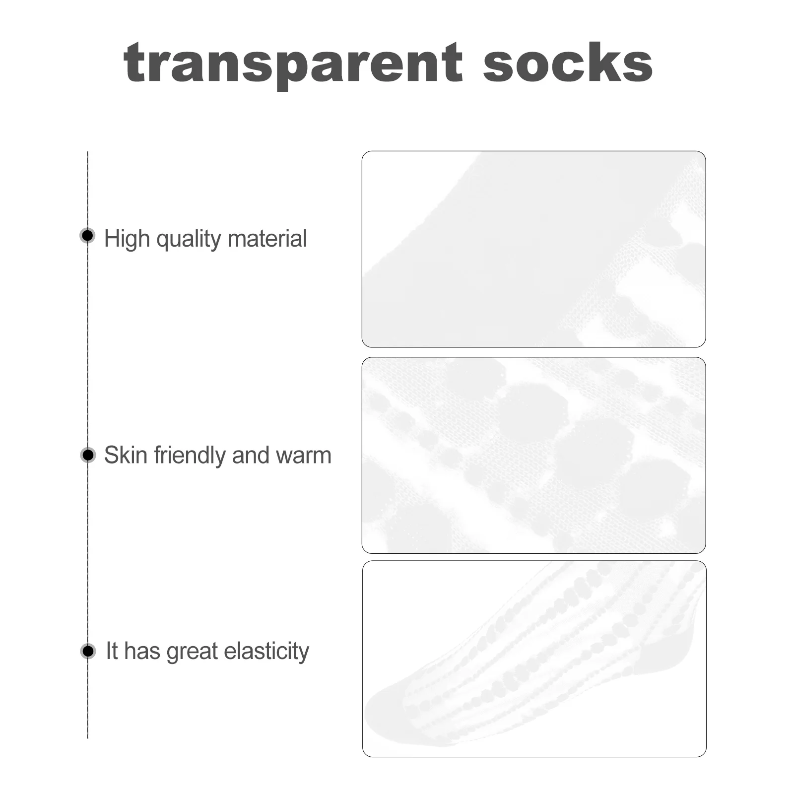 Stockings One Size Fits All Socks Ladies Thin Chic Girls Nylon Ultra-thin Adorable
Stockings One Size Fits All Socks Ladies Thin Chic Girls Nylon Ultra-thin Adorable