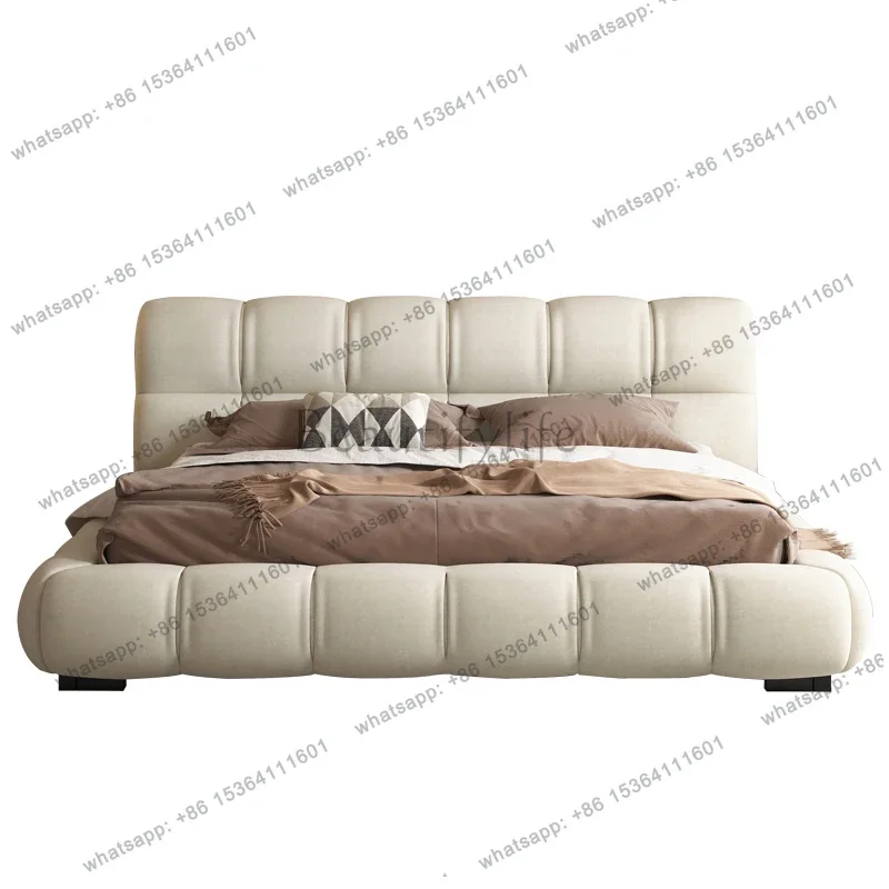 D33Twin Aesthetics Bed Ltalian Style Minimalist Light Luxury Fashionable Modern Bed Apartment Quality Full Body Muebles Furnitur
D33Twin Aesthetics Bed Ltalian Style Minimalist Light Luxury Fashionable Modern Bed Apartment Quality Full Body Muebles Furnitur