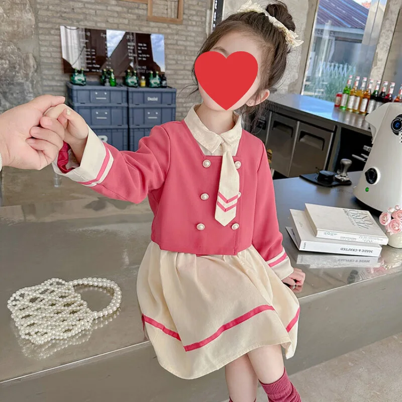 2024 New Girls Long Skirt Jacket Cardigan Skirt Suit Summer Casual Lapel Two-Piece Set Cute Princess Dress Holiday Gift
2024 New Girls Long Skirt Jacket Cardigan Skirt Suit Summer Casual Lapel Two-Piece Set Cute Princess Dress Holiday Gift
