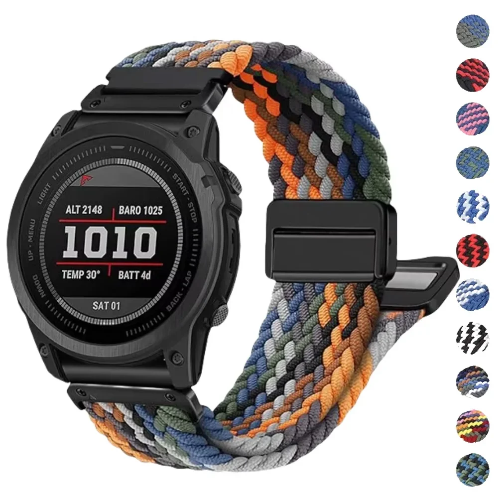 22 26mm Elastic Quick Fit Nylon Strap Enduro2 Wristband For Garmin Fenix5 5XPlus 6 6XPro 7 7XPro 8 Bracelet Tactix7Pro WatchBand
22 26mm Elastic Quick Fit Nylon Strap Enduro2 Wristband For Garmin Fenix5 5XPlus 6 6XPro 7 7XPro 8 Bracelet Tactix7Pro WatchBand