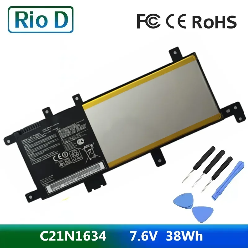 C21N1634 Laptop Battery for Asus Vivobook FL5900L FL8000L V587U R542UR R542UR-GQ378T X542U A580U X580U X580B
C21N1634 Laptop Battery for Asus Vivobook FL5900L FL8000L V587U R542UR R542UR-GQ378T X542U A580U X580U X580B