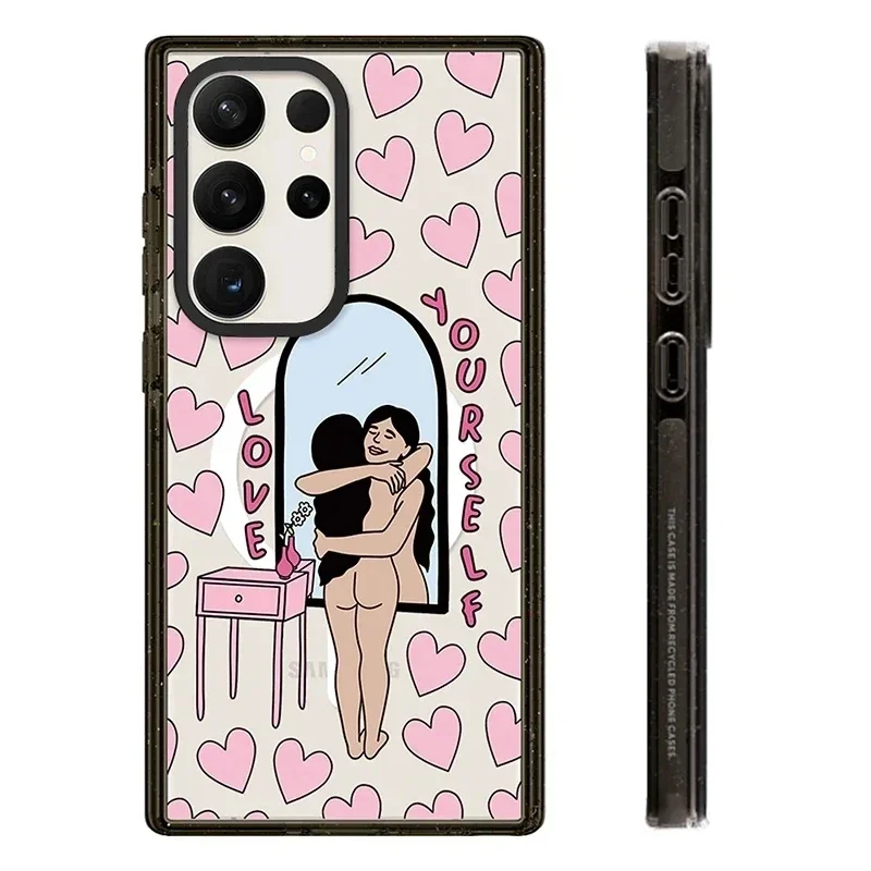 Love Yourself MagSafe Acrylic Black Border Protective Case for Samsung Galaxy S24 U S23U S22 Ultra Shell
Love Yourself MagSafe Acrylic Black Border Protective Case for Samsung Galaxy S24 U S23U S22 Ultra Shell