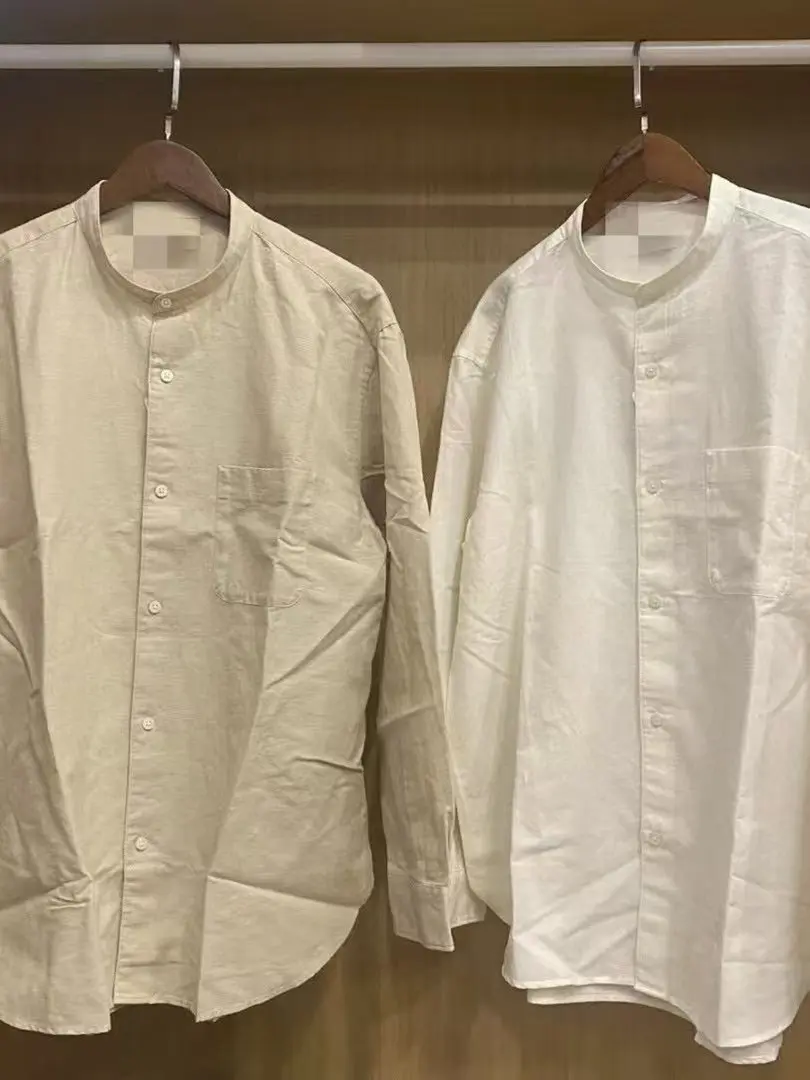 Men's And Women's Cotton Linen Long Sleeve Stand Collar Shirt Thin Outerwear Air Conditioned Shirt Fitting Room Ready
Men's And Women's Cotton Linen Long Sleeve Stand Collar Shirt Thin Outerwear Air Conditioned Shirt Fitting Room Ready