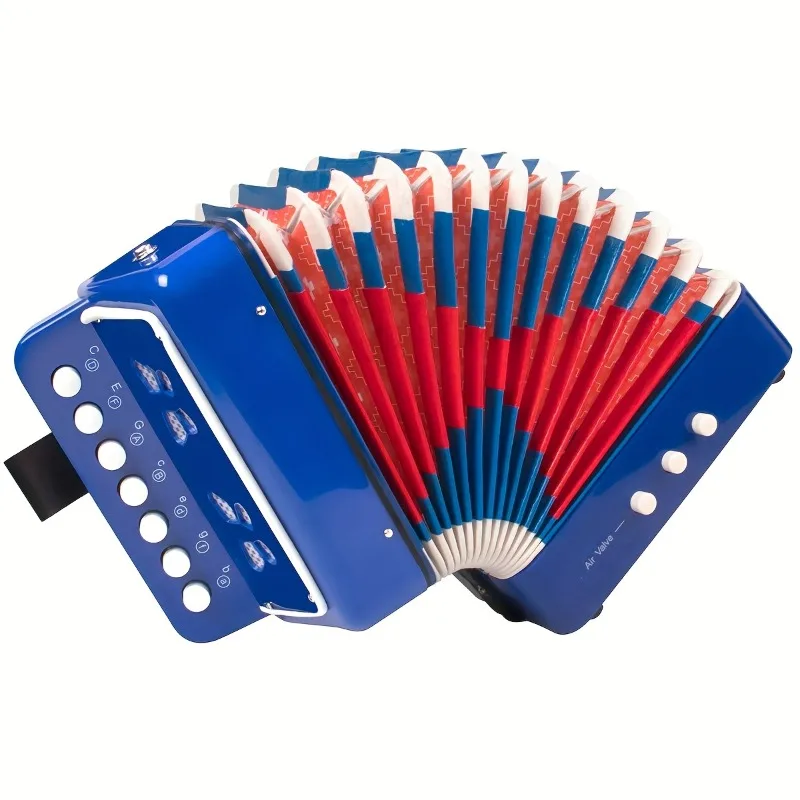 7 Keys+3 Buttons Miniature Accordion for Aged 5 and Up Children / Students Button Instrument
7 Keys+3 Buttons Miniature Accordion for Aged 5 and Up Children / Students Button Instrument