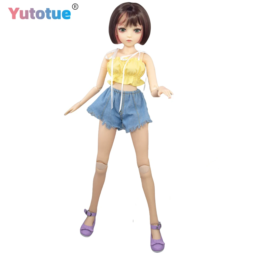 YUTOTUE 24 inch Height Girl Doll Toy Fashion Clothes Set Shoes Short Hair Wigs Changeable Green Eyeballs Kids Gift
YUTOTUE 24 inch Height Girl Doll Toy Fashion Clothes Set Shoes Short Hair Wigs Changeable Green Eyeballs Kids Gift