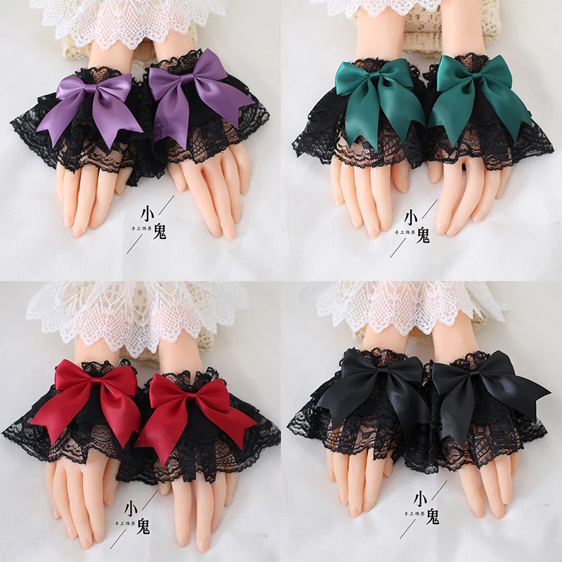 Gothic Retro Black Detachable Sleeve Fake Cuffs Multi Layer Lace Patchwork Princess Sweater Decorative Wristband
Gothic Retro Black Detachable Sleeve Fake Cuffs Multi Layer Lace Patchwork Princess Sweater Decorative Wristband
