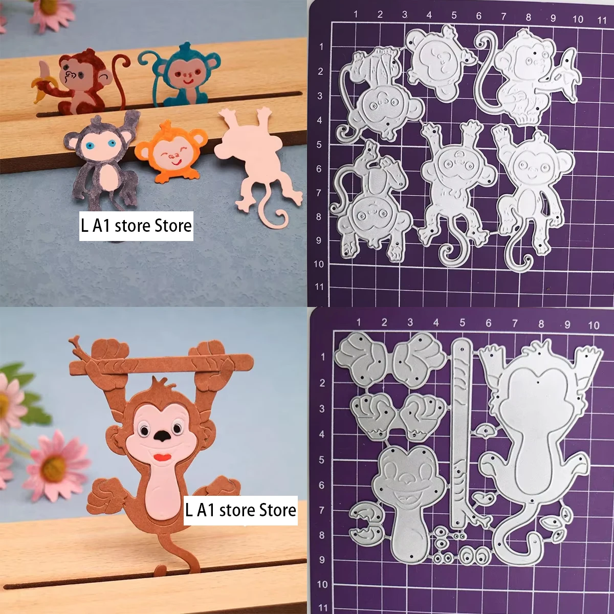 Monkey Metal Cutting Dies Scrapbooking Craft Animal Blade Punch Stencils Embossing Educational DIY Knife Mould Die Cut
Monkey Metal Cutting Dies Scrapbooking Craft Animal Blade Punch Stencils Embossing Educational DIY Knife Mould Die Cut