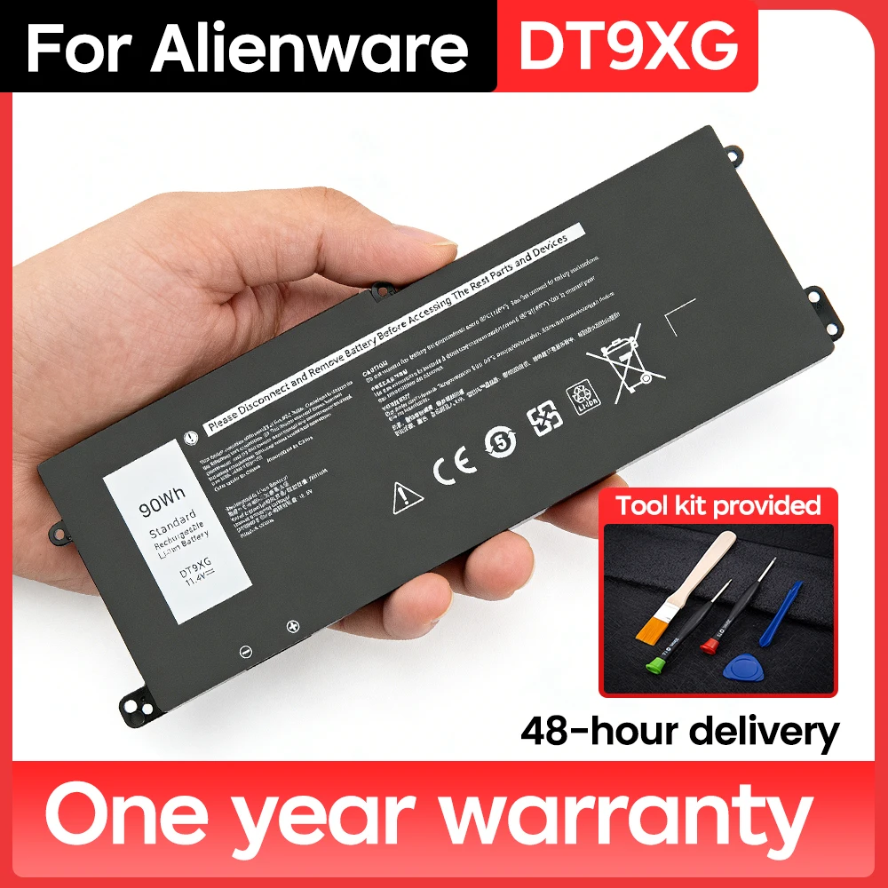 BNN New DT9XG Battery for Alienware Area-51m ALWA51M 07PWXV 7PWKV 7200mah
BNN New DT9XG Battery for Alienware Area-51m ALWA51M 07PWXV 7PWKV 7200mah