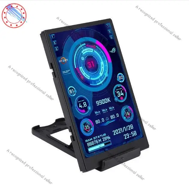 3,5-дюймовый динамический вторичный экран IPS TYPEC, USB-шасси, вторичный экран, мониторинг компьютера, дополнительный USB-экран AIDA64 
3,5-дюймовый динамический вторичный экран IPS TYPEC, USB-шасси, вторичный экран, мониторинг компьютера, дополнительный USB-экран AIDA64