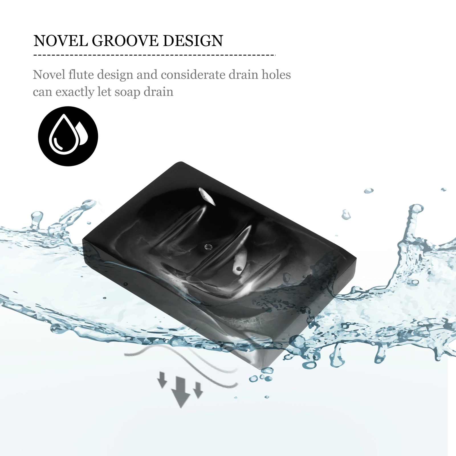 European Soap Box Dish with Drainage Bath Case Valet Tray Resin Shower Container Fashionable
European Soap Box Dish with Drainage Bath Case Valet Tray Resin Shower Container Fashionable