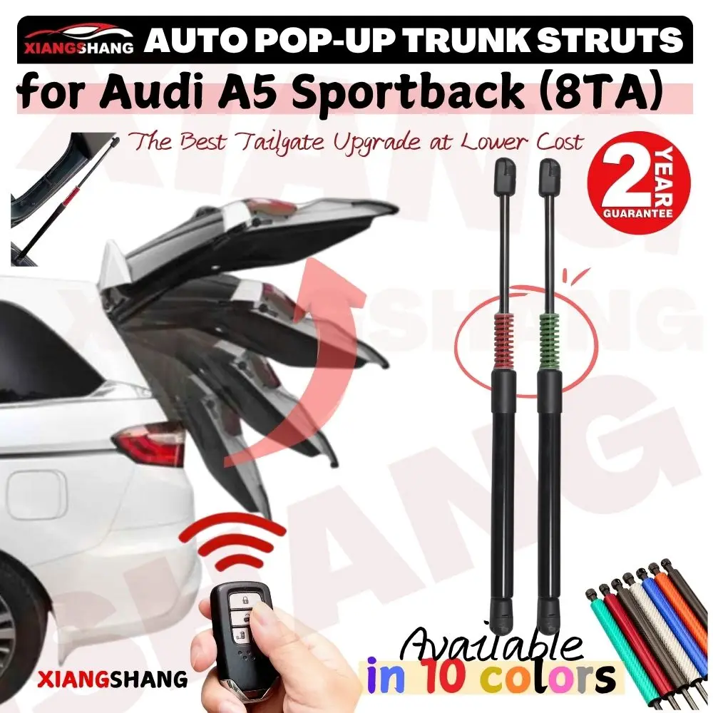 Auto Pop-Up Trunk Struts for Audi A5 Sportback (8TA) 2007-2016 468mm Automatic Opening Gas Lift Supports with Springs Boot Strut
Auto Pop-Up Trunk Struts for Audi A5 Sportback (8TA) 2007-2016 468mm Automatic Opening Gas Lift Supports with Springs Boot Strut