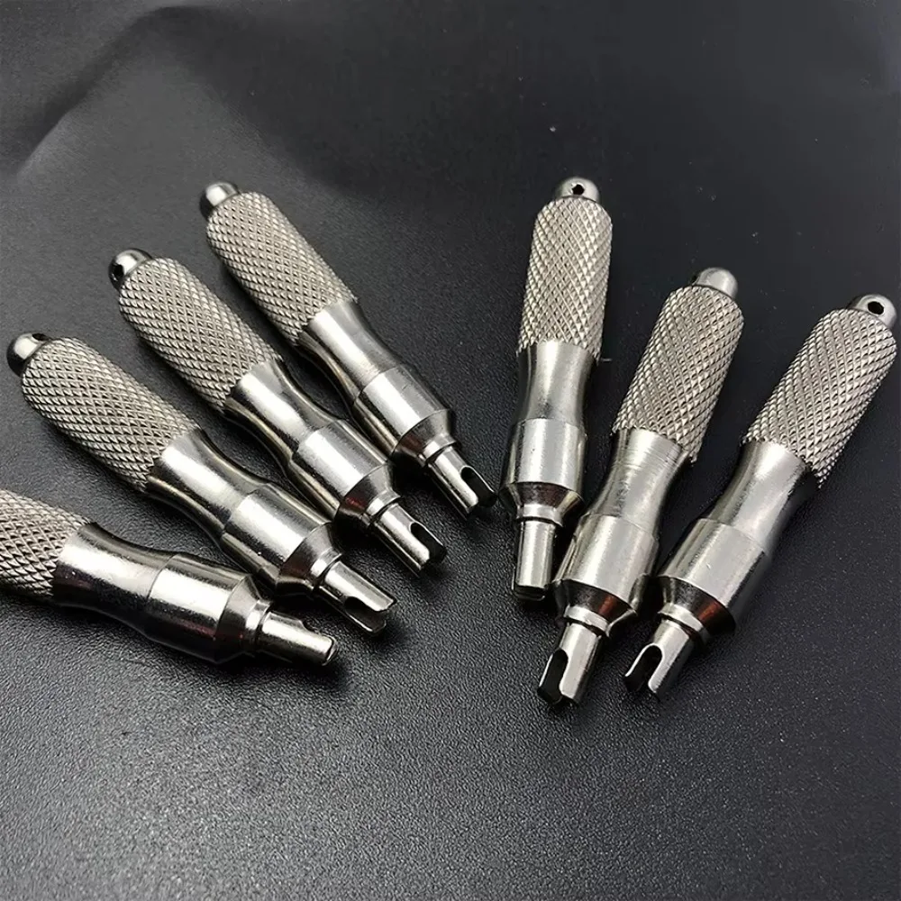 Universal Tire Repair Screwdriver Stainless Steel Antirust Tyre Valve Core Remover Tool with Key Ring Tire Valve Wrench
Universal Tire Repair Screwdriver Stainless Steel Antirust Tyre Valve Core Remover Tool with Key Ring Tire Valve Wrench