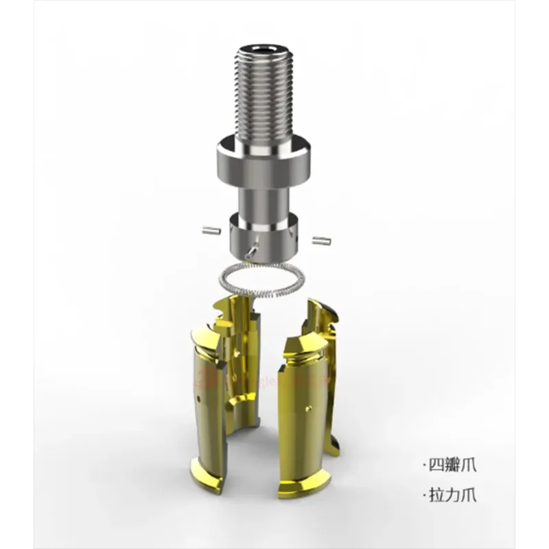1PC Milling CNC Machine BT30 BT40 45 Degrees Gripper External Internal Threaded Spindle Claw Clamp 4 Petal Pull Tool
1PC Milling CNC Machine BT30 BT40 45 Degrees Gripper External Internal Threaded Spindle Claw Clamp 4 Petal Pull Tool