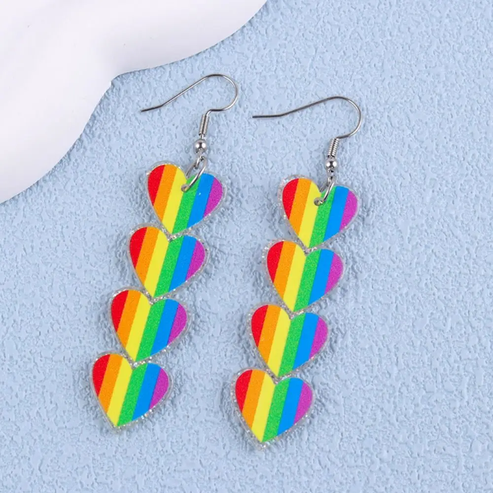 Sweet Pride Rainbow Necklace Gradient Heart Pedant Rainbow Earrings Friendship Couple Colorful Necklace Earring Set Party
Sweet Pride Rainbow Necklace Gradient Heart Pedant Rainbow Earrings Friendship Couple Colorful Necklace Earring Set Party