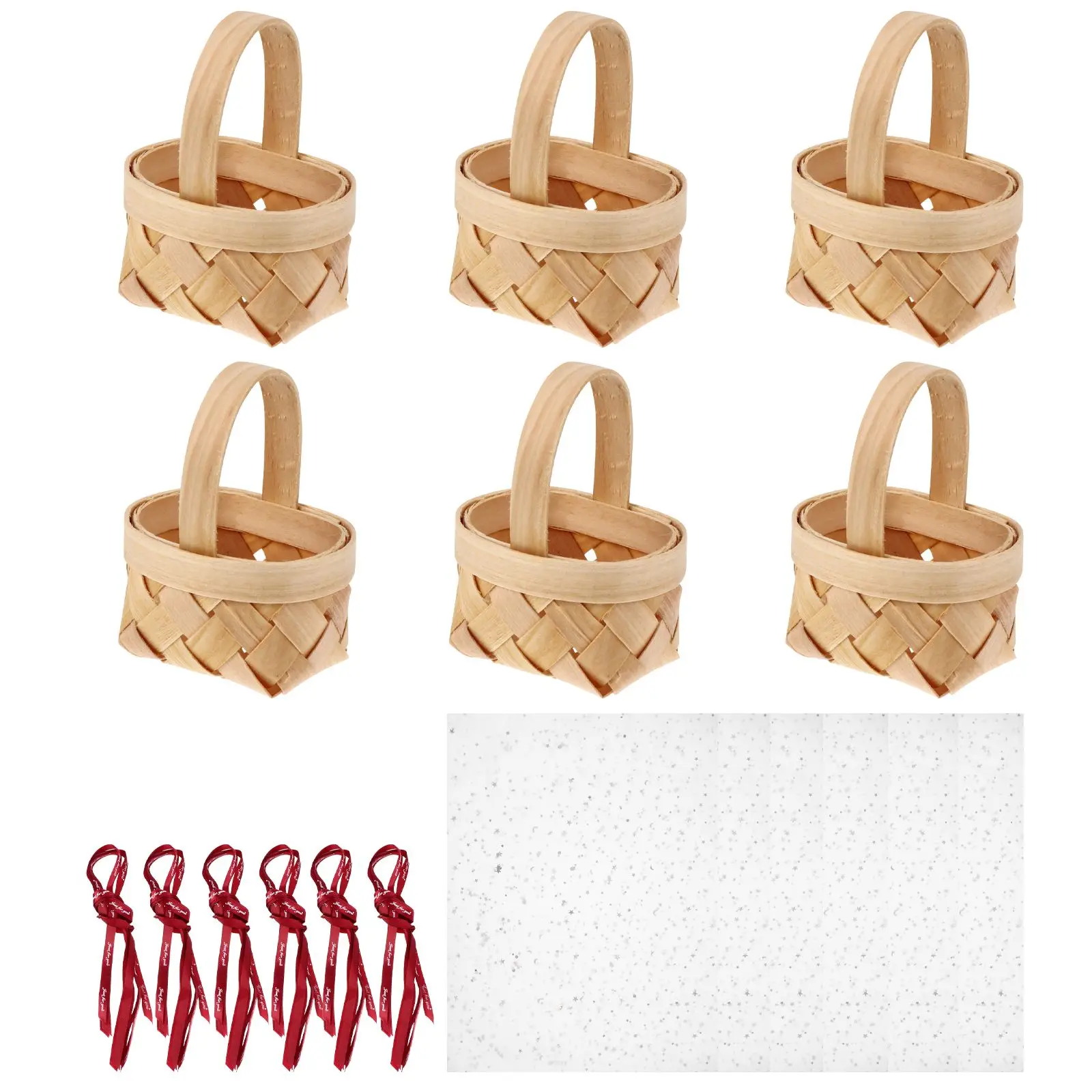 6 Pcs Portable Wood C y Basket Women C y Basket H made Gift Set for Wedding Birthday Party Favor Storage Container
6 Pcs Portable Wood C y Basket Women C y Basket H made Gift Set for Wedding Birthday Party Favor Storage Container