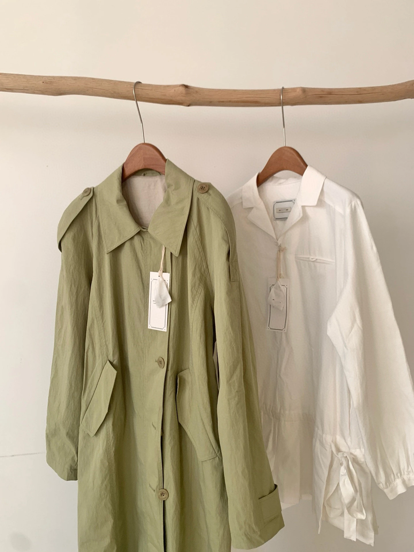 Loose Casual Belted Overdueflair Sle Coat Spring New Arrival Women's Cotton Nylon Blend Long Sve Mid-Length Coat
Loose Casual Belted Overdueflair Sle Coat Spring New Arrival Women's Cotton Nylon Blend Long Sve Mid-Length Coat