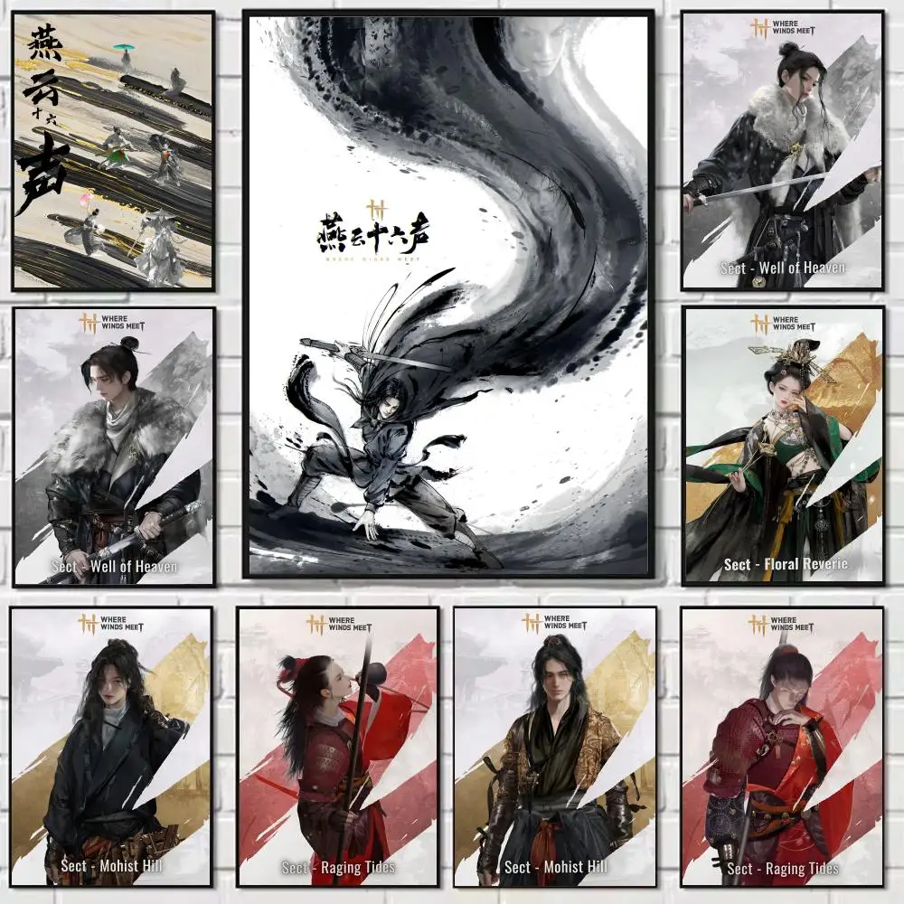 Hot Game W-where Winds Meet Painting Calligraphy Modern Waterproof Wall Art Print For Home Living Room Bedroom Office Decor
Hot Game W-where Winds Meet Painting Calligraphy Modern Waterproof Wall Art Print For Home Living Room Bedroom Office Decor