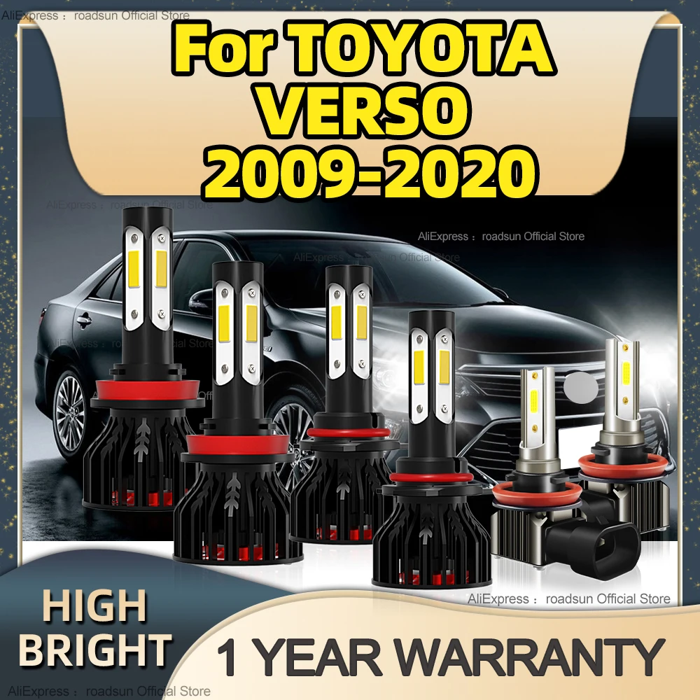 2/6Pcs LED Headlight 180W High Power HB3 H11 Turbo Lamp 6000K Car Fog Lights For TOYOTA VERSO 2009 2010 2011 2012 2013 2014-2020
2/6Pcs LED Headlight 180W High Power HB3 H11 Turbo Lamp 6000K Car Fog Lights For TOYOTA VERSO 2009 2010 2011 2012 2013 2014-2020