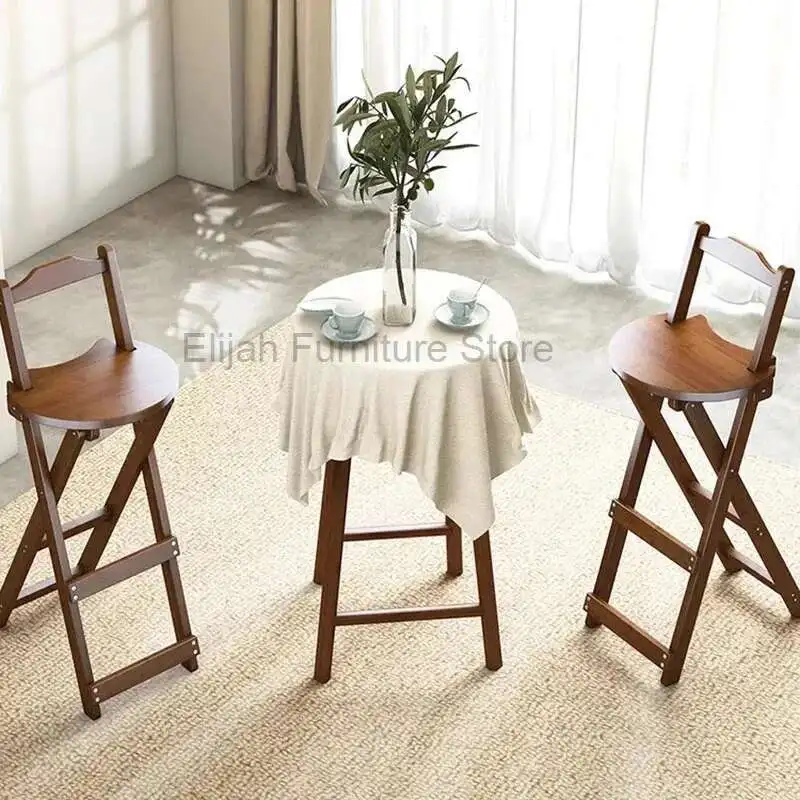 Bar Stool Simple Modern Bar Chair High Legged Bar Stools Household Solid Wood Foldable Stool Furniture
Bar Stool Simple Modern Bar Chair High Legged Bar Stools Household Solid Wood Foldable Stool Furniture