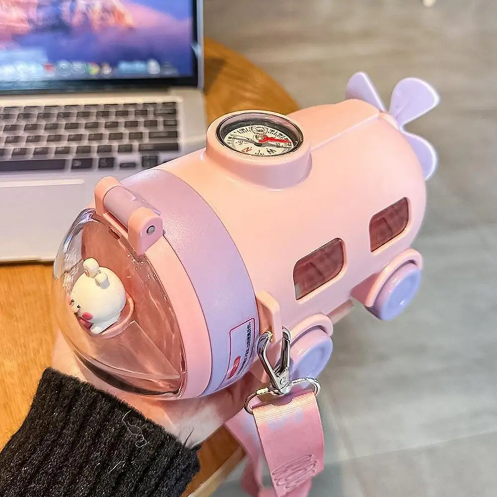Submarine Shaped Water Cup Leak-proof Water Bottle Submarine Shape Cartoon Water Bottle with Straw Strap for Kids for School
Submarine Shaped Water Cup Leak-proof Water Bottle Submarine Shape Cartoon Water Bottle with Straw Strap for Kids for School