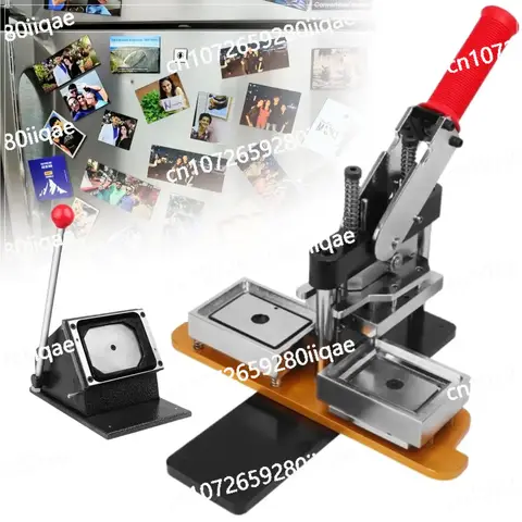 Photo Refrigerator Sticker Making 50-80mm Size Fridge Magnet Maker Machine DIY Rectangular Magnet Materials Supply Paper Cutter
