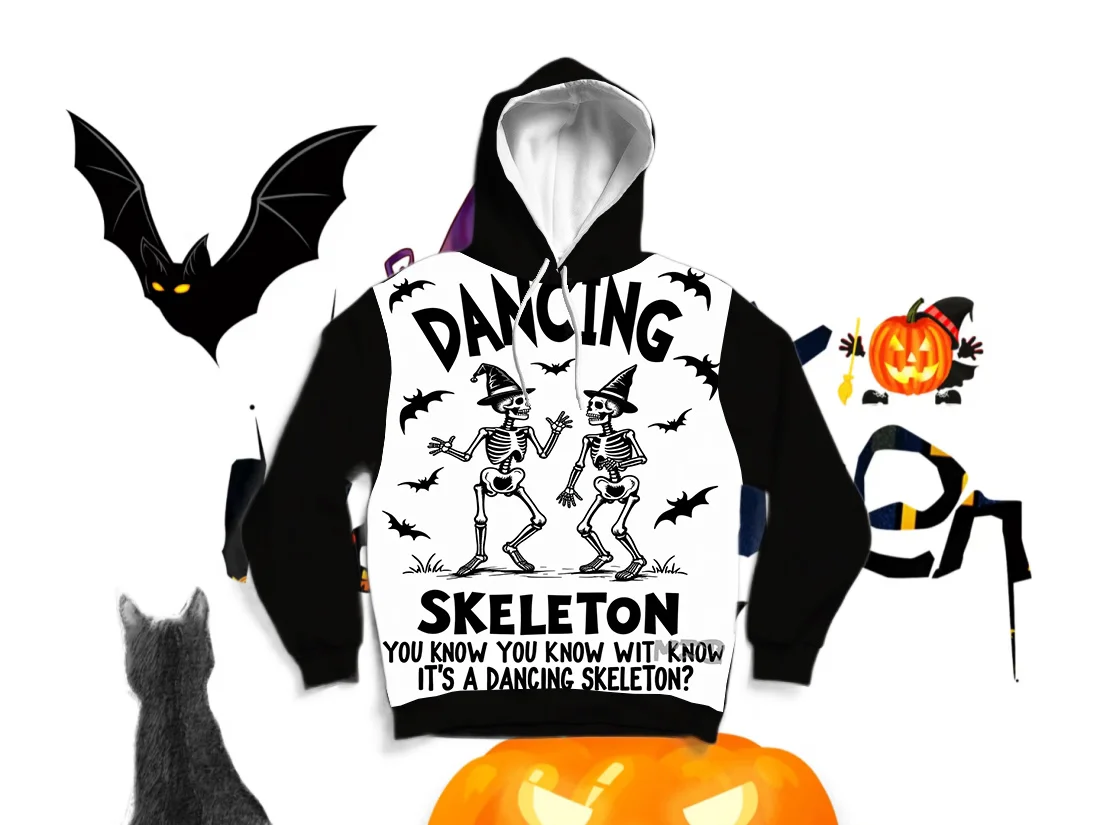 Autumn/Winter Horror Cartoon Movie Halloween Elements 3D Printed Hoodie Large Adult Same Size Women's Original Design Top
Autumn/Winter Horror Cartoon Movie Halloween Elements 3D Printed Hoodie Large Adult Same Size Women's Original Design Top