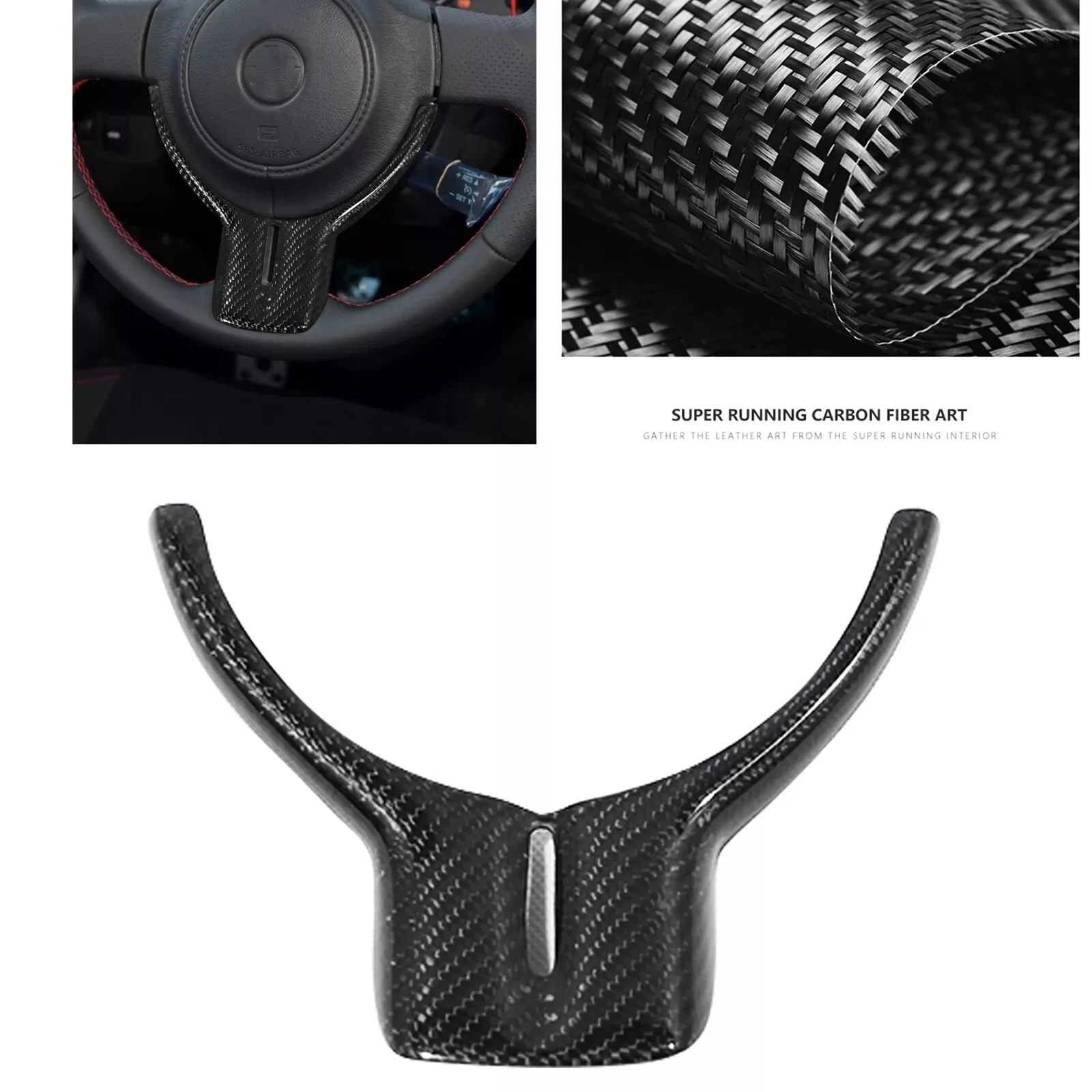 Real Carbon Fiber Steering Wheel Cover Trim For Toyota GT86 Scion FRS Subaru BRZ
Real Carbon Fiber Steering Wheel Cover Trim For Toyota GT86 Scion FRS Subaru BRZ
