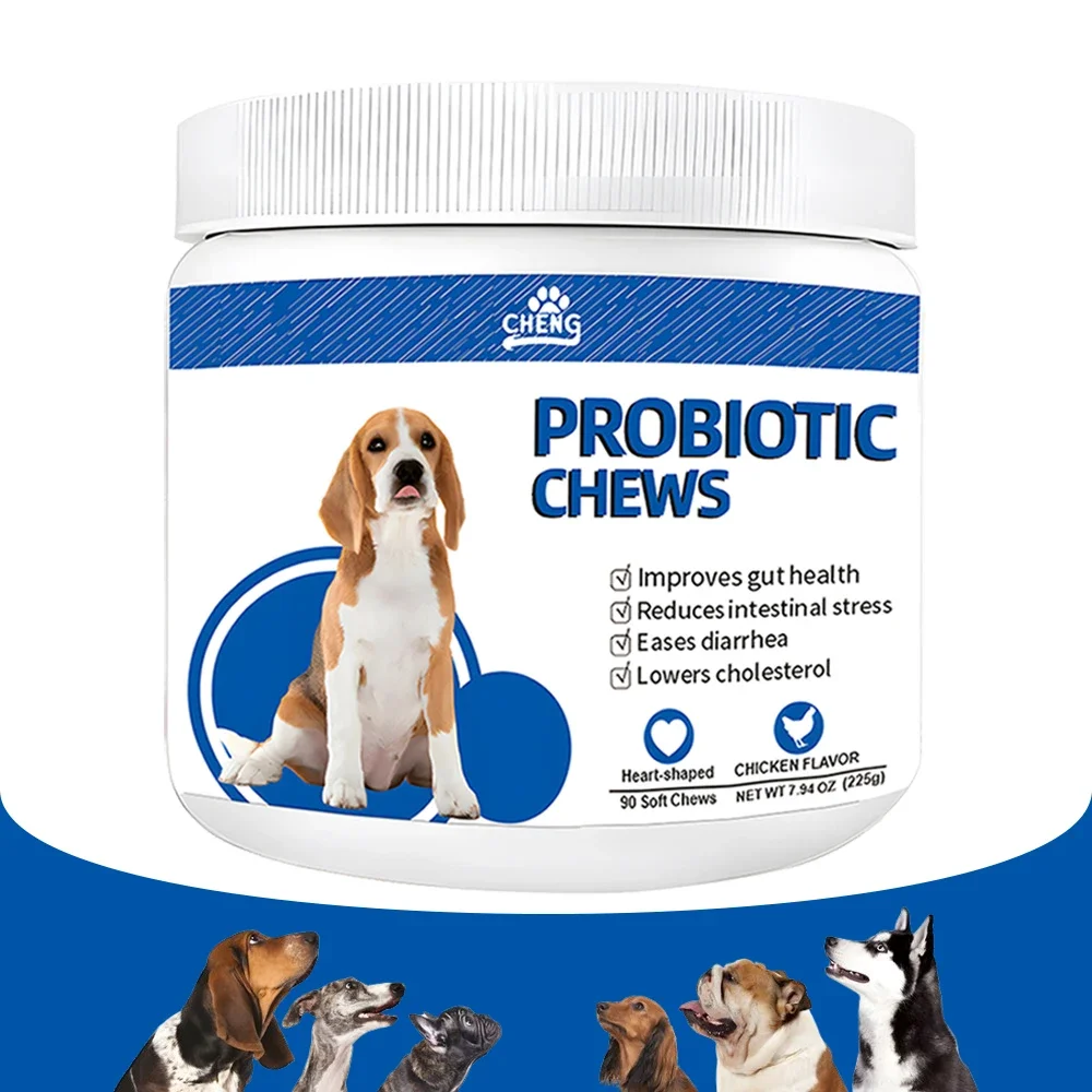 Pet Probiotic Soft Chews - Promote Digestive Health, Relieve Intestinal Discomfort, Support Diarrhea Relief, Lower Cholesterol
Pet Probiotic Soft Chews - Promote Digestive Health, Relieve Intestinal Discomfort, Support Diarrhea Relief, Lower Cholesterol