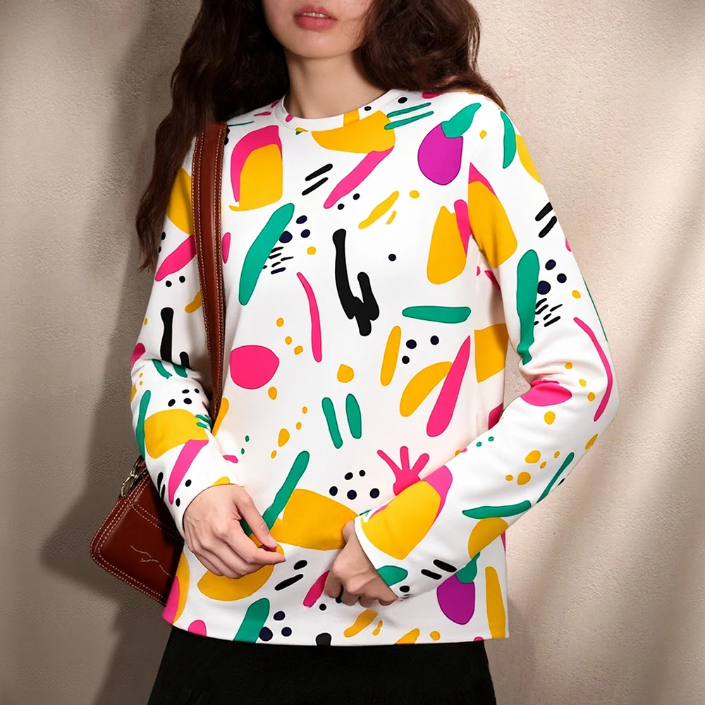 Mia Muse Women's T-Shirts Autumn Winter Modest Fashion Y2k 2025 Trendy Printed Long Sleeve Round Neck Casual T-Shirts
Mia Muse Women's T-Shirts Autumn Winter Modest Fashion Y2k 2025 Trendy Printed Long Sleeve Round Neck Casual T-Shirts