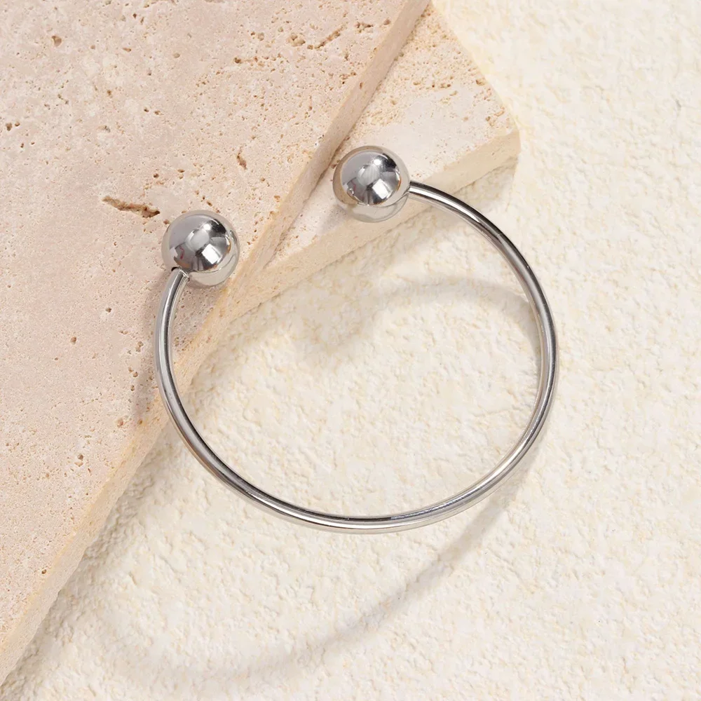 Gold Silver Stainless Steel Double Ball Bead Bracelet for Woman Bracelet Charm Wedding Jewelry Gift for Girlfriend
Gold Silver Stainless Steel Double Ball Bead Bracelet for Woman Bracelet Charm Wedding Jewelry Gift for Girlfriend