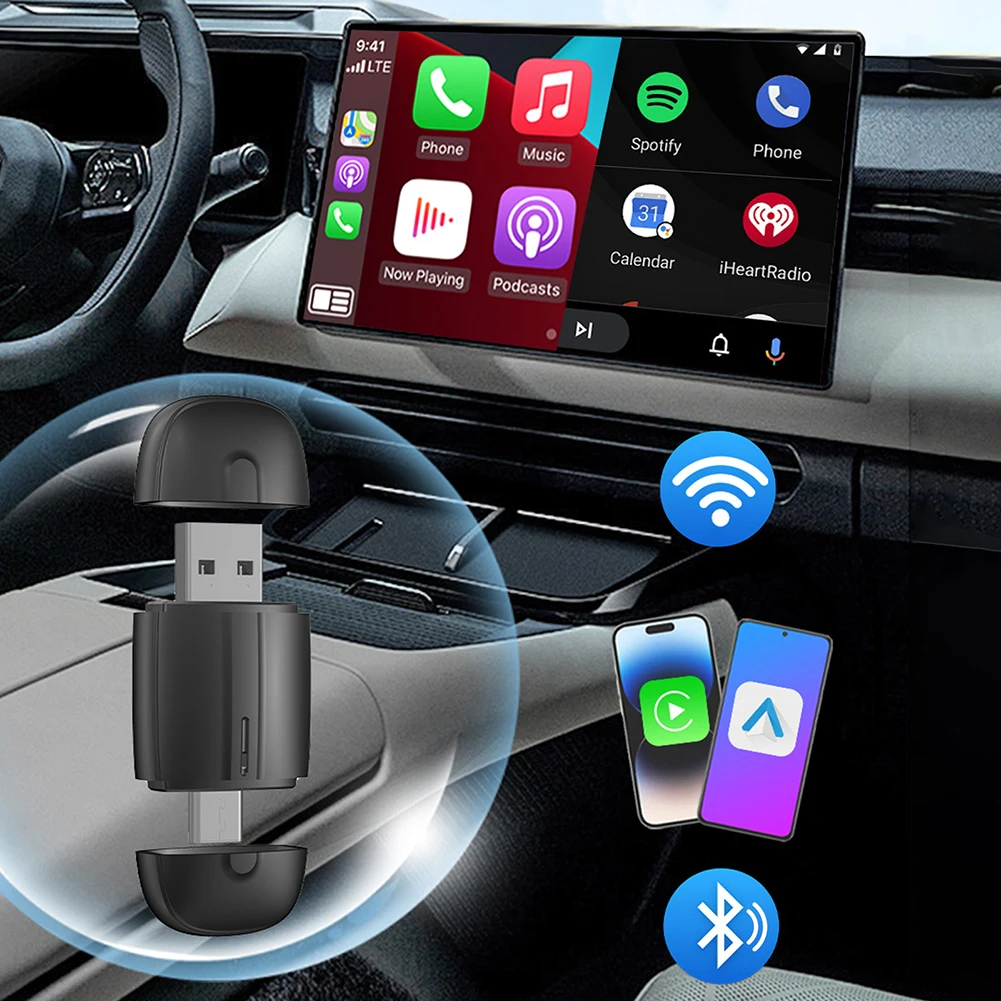 2 In 1 Wireless Carplays Adapter Lag-Free Connectivity Stable Compact Design With Dual-Head Mini Compact Carplays Converter
2 In 1 Wireless Carplays Adapter Lag-Free Connectivity Stable Compact Design With Dual-Head Mini Compact Carplays Converter