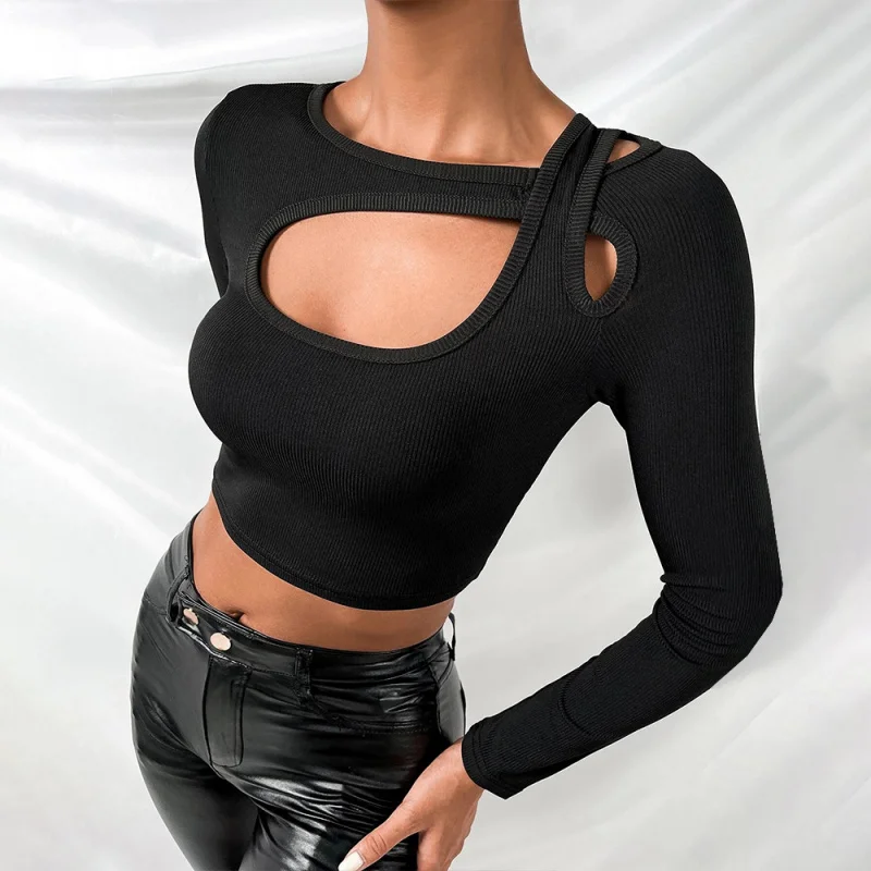WOMEN'S clothing2024european and American style short long sleepvett-shirt outer wear underwear hot top
WOMEN'S clothing2024european and American style short long sleepvett-shirt outer wear underwear hot top