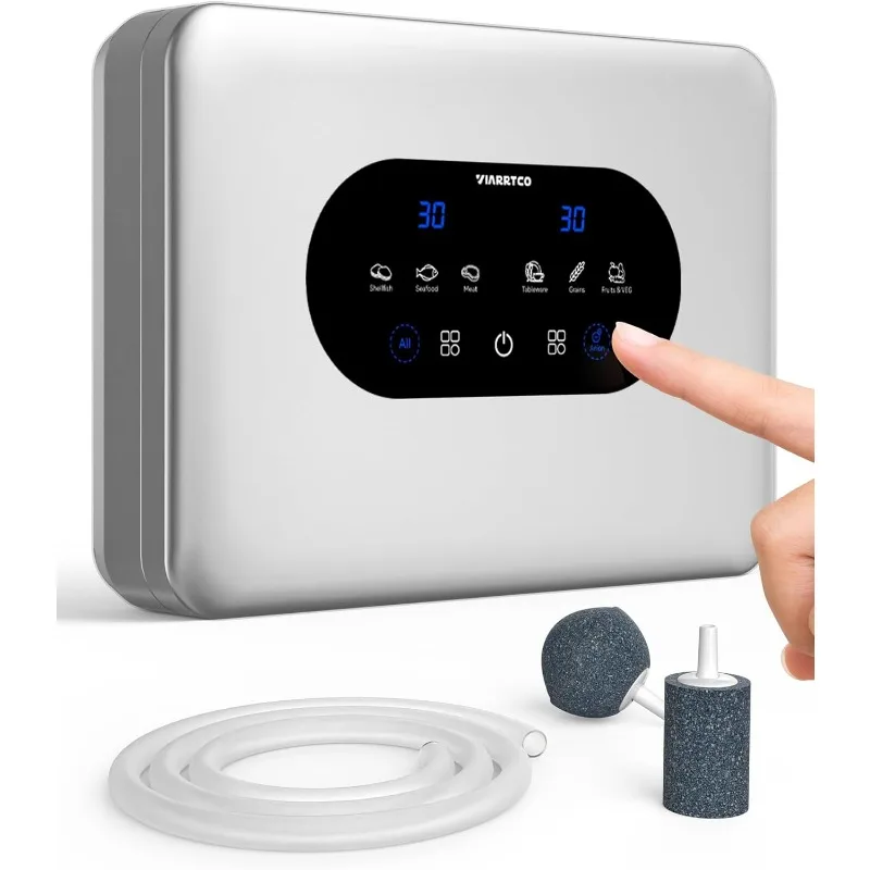 Portable Ozone Generator Air Purifier Ozone +Anion Machine for Water and Air, with Dual Outlets, Negative Ion and Timer
Portable Ozone Generator Air Purifier Ozone +Anion Machine for Water and Air, with Dual Outlets, Negative Ion and Timer