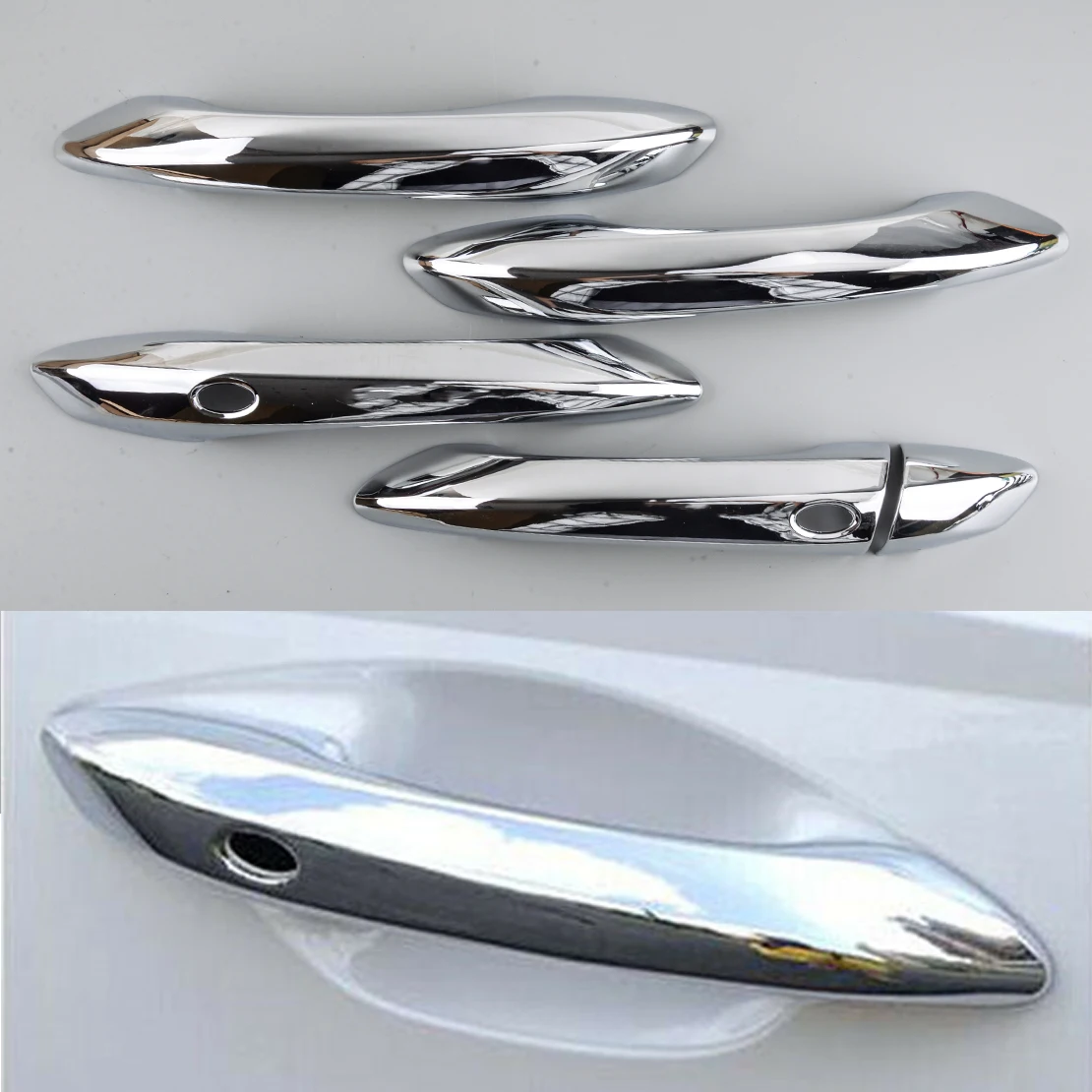 5Pcs/Set Car ABS Chrome Exterior Door Handle Cover Trim Decoration Fit For Hyundai Tucson 2022 2023 Left Hand Drive
5Pcs/Set Car ABS Chrome Exterior Door Handle Cover Trim Decoration Fit For Hyundai Tucson 2022 2023 Left Hand Drive