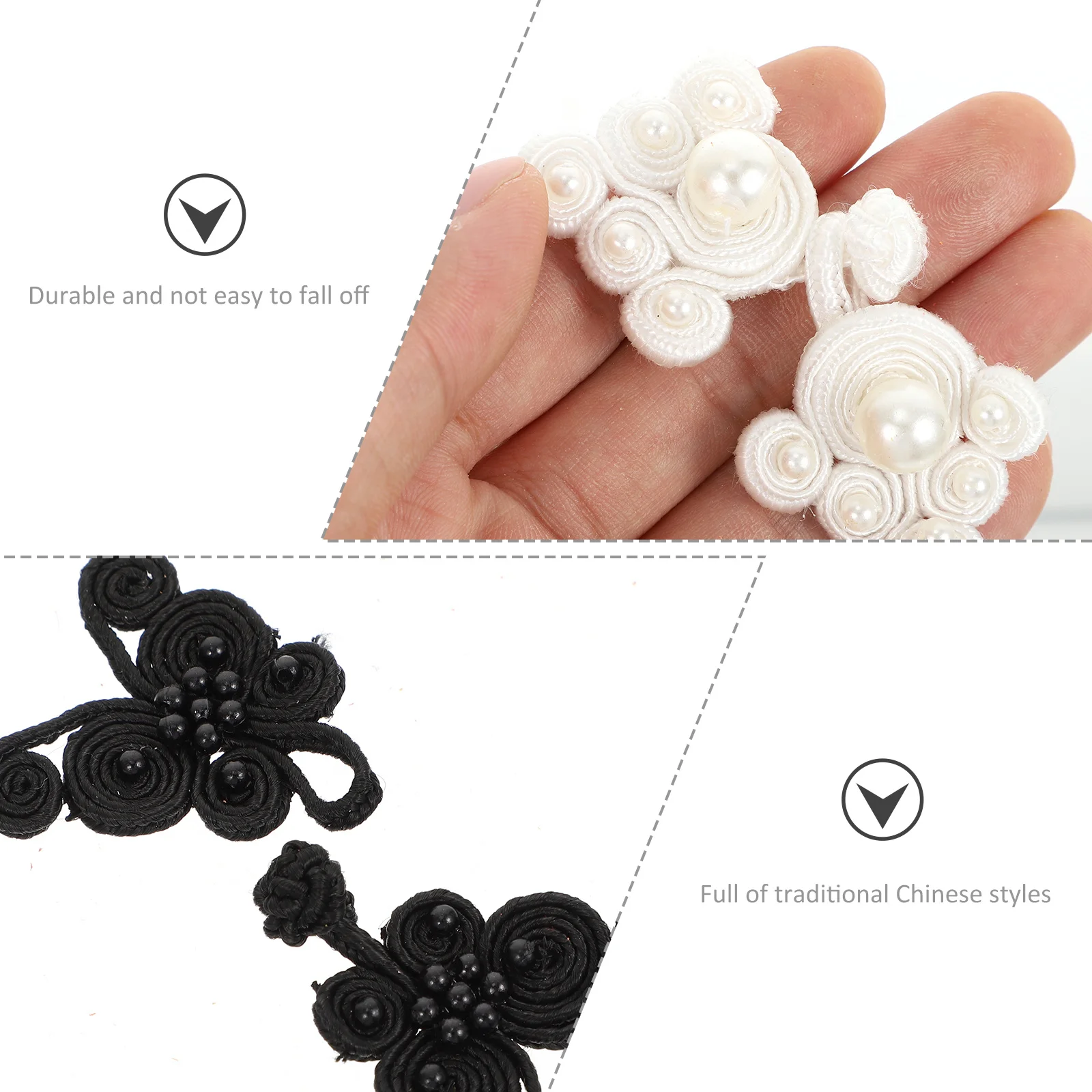 6pcs Pearl Buttons Chinese Style Clothes Buttons Diy Sewing Fastener Handmade Button For Cheongsam Han Suit Retro Cape Clothing
6pcs Pearl Buttons Chinese Style Clothes Buttons Diy Sewing Fastener Handmade Button For Cheongsam Han Suit Retro Cape Clothing