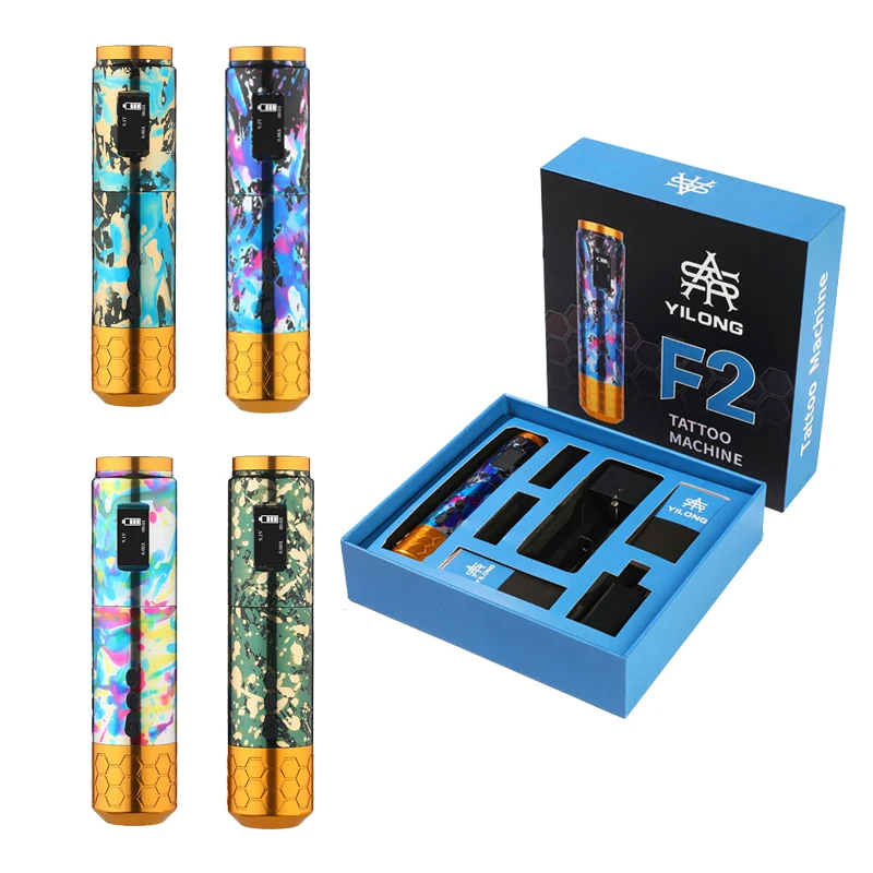 F2 Wireless Tattoo Pen Machine With 18500 1200mAh Battery Tattoo Pen Motor LCD Digital Display Professional Tattoo-machine Pen
F2 Wireless Tattoo Pen Machine With 18500 1200mAh Battery Tattoo Pen Motor LCD Digital Display Professional Tattoo-machine Pen