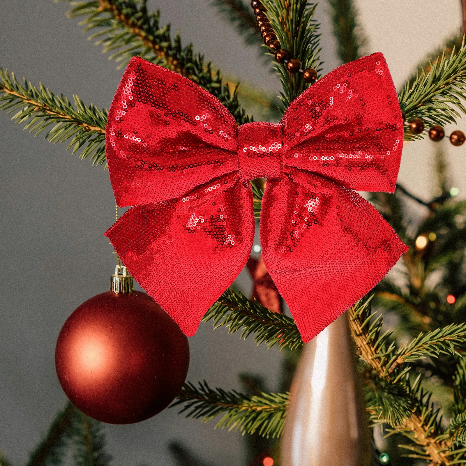 Christmas Tree Bowknot Decor Glitter Holiday Party Decoration Craft Supplies Shatterproof Xmas Bow Pendant Unique Ornament
Christmas Tree Bowknot Decor Glitter Holiday Party Decoration Craft Supplies Shatterproof Xmas Bow Pendant Unique Ornament