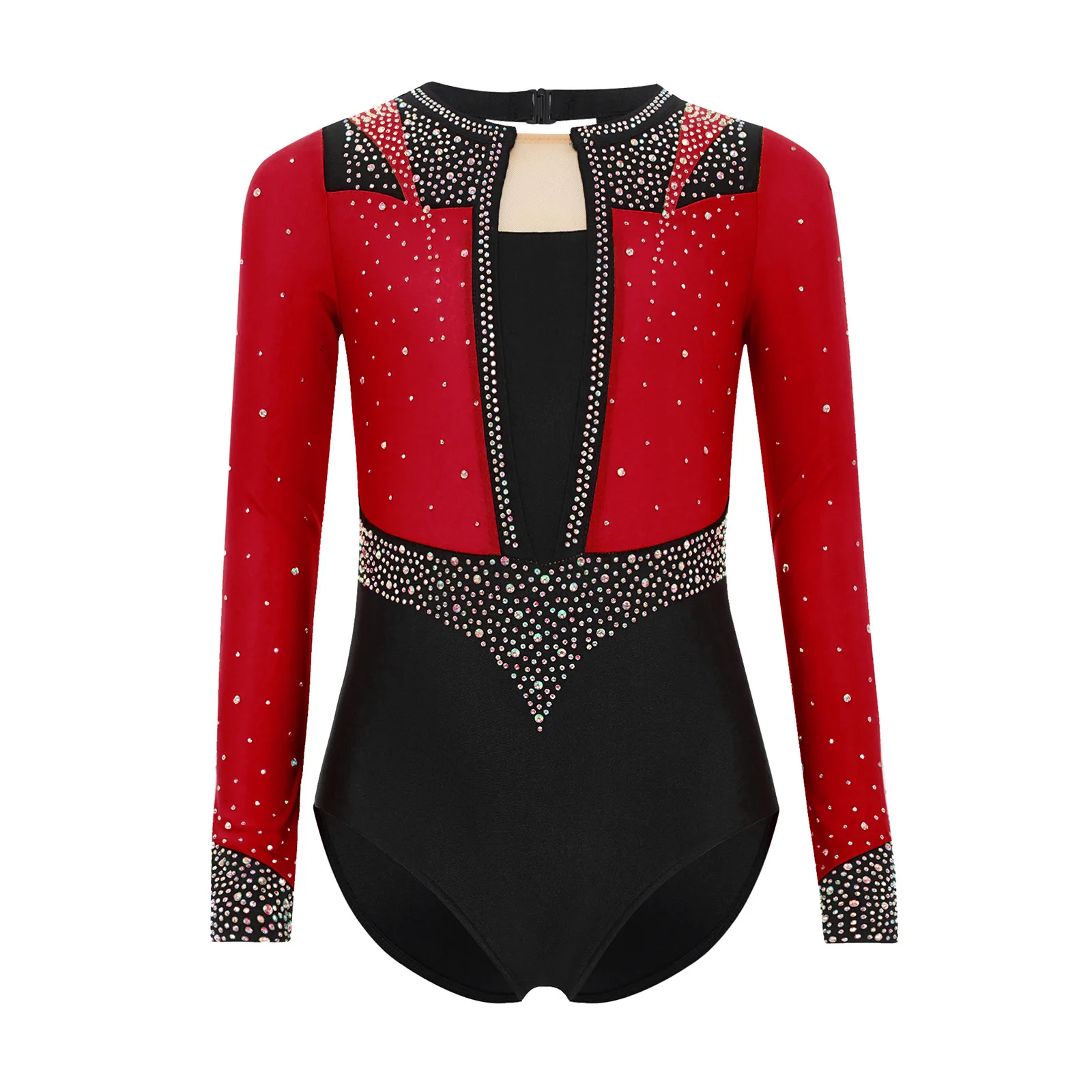 Girls Ballet Dance Rhythmic Gymnastics Leotard Figure Skating Acrobatics Performance Costume Rhinestones Long Sleeve Bodysuit
Girls Ballet Dance Rhythmic Gymnastics Leotard Figure Skating Acrobatics Performance Costume Rhinestones Long Sleeve Bodysuit